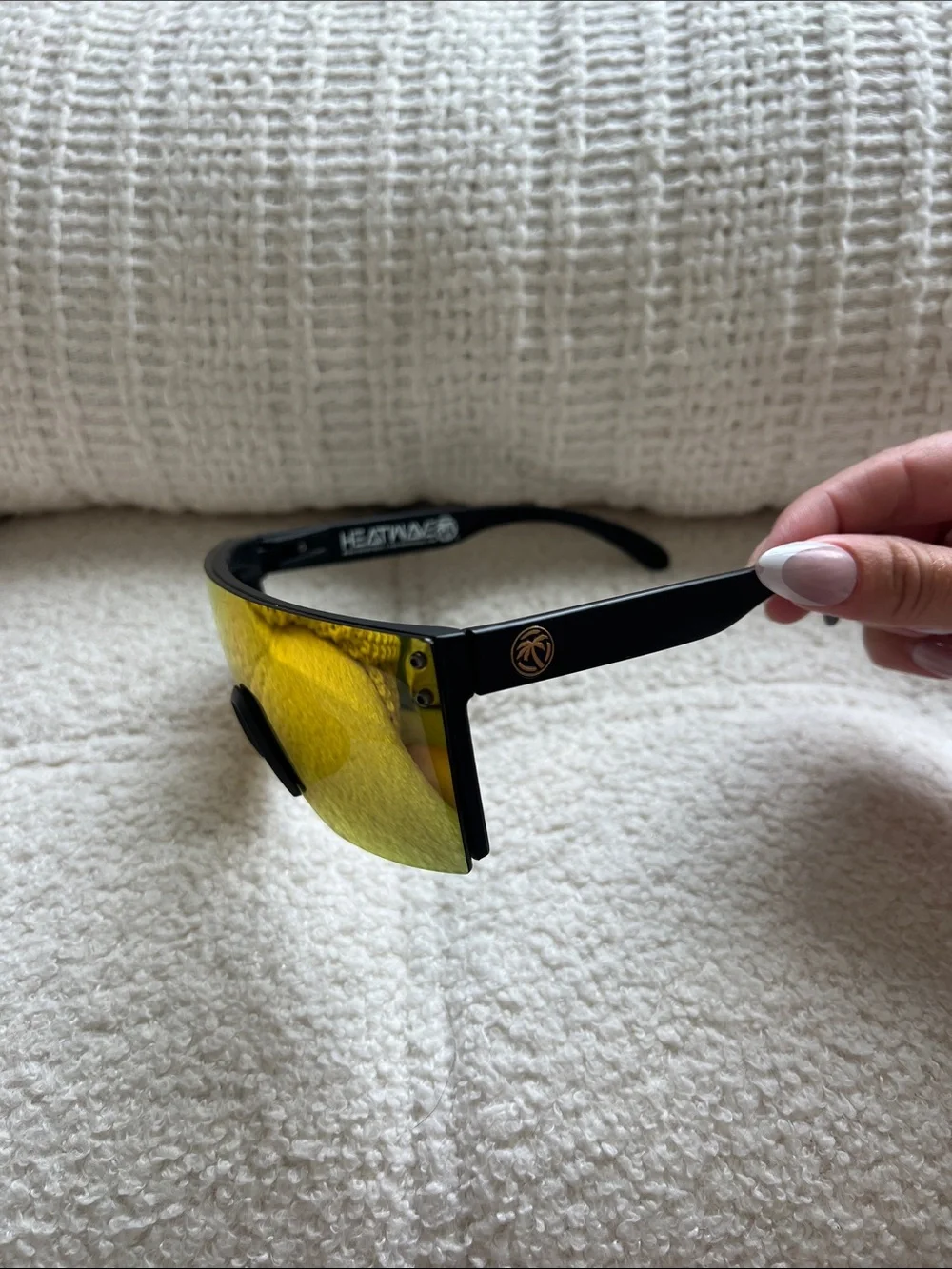 Mirrored Sunglasses - Red and Yellow